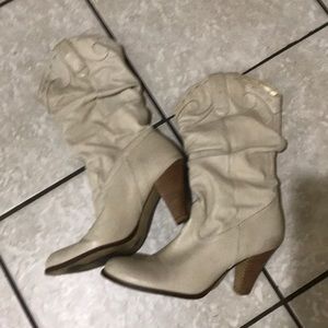 Jessica Simpson leather cowboy boots
